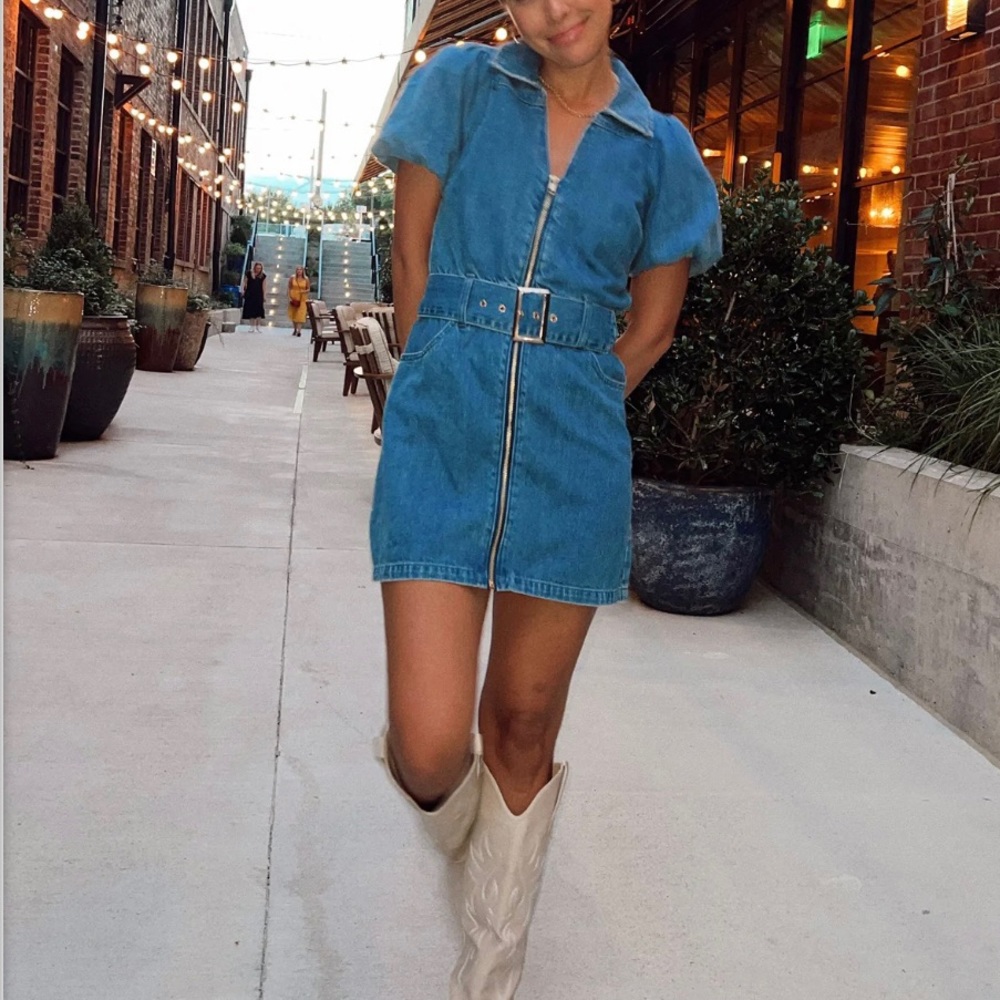 Brand New w/ Tags Mumu Denim Dress
